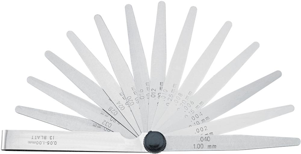 Fühlerlehre 13 Blatt 0,05-1mm FORUM