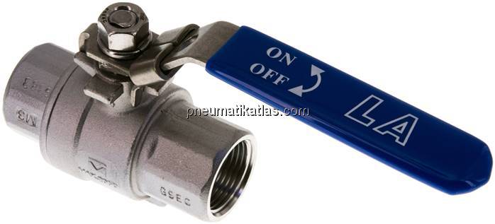 Edelstahl-Kugelhahn, Eco-Line, G 3/4", 0 - 63bar