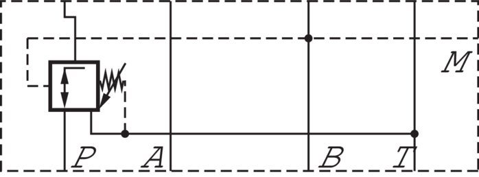 Schaltsymbol: Druckregelventil (B)