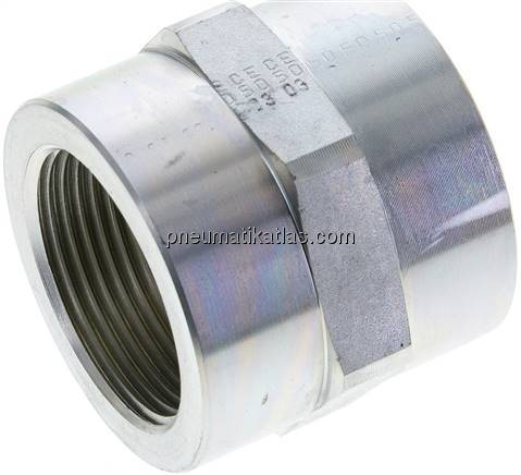 Hochdruck-Muffe G 1-1/4"-G 1-1/4", Stahl verzinkt