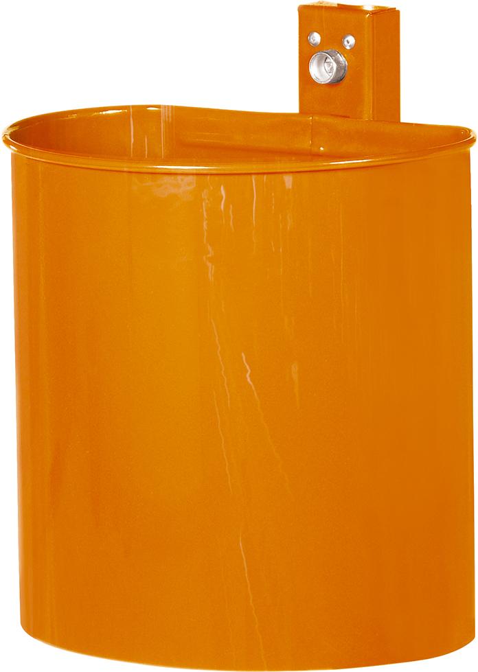 Abfallbehälter 20L inkl. Wandbef. orange