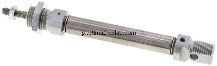 ISO 6432-Zylinder, einfachwirkend, Kolben 12mm, Hub 50mm