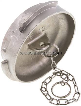 Tankwagenkupplung Verschlussstopfen, 1.4408 für MK 100 ES