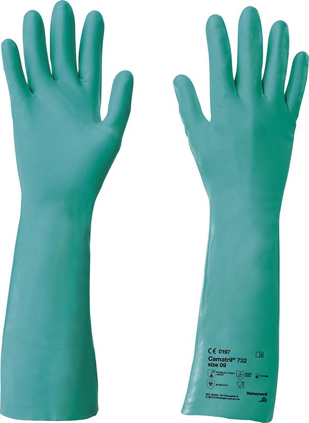 Handschuh Camatril 732, 400 mm,Gr.11,grün Honeywell