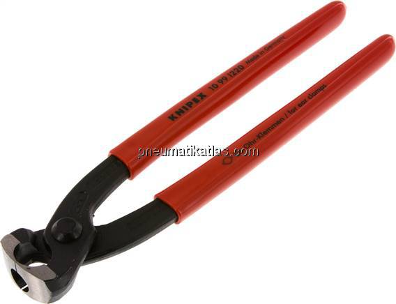 Klemmzange für Ohrschellen, Klemmung vorne & seitlich