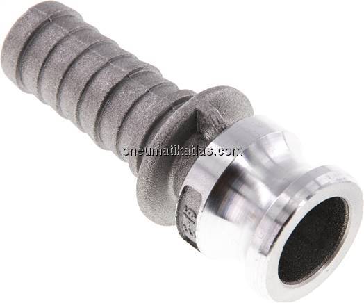 Kamlock-Stecker (E) 19 (3/4")mm Schlauch, Aluminium