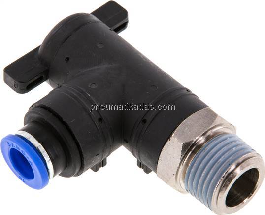 Winkel-Absperrhahn R 1/2"-10mm, IQS-Standard