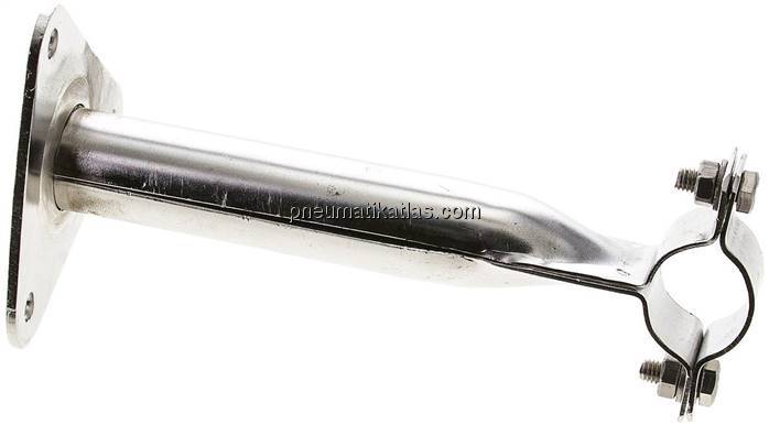 Messgerätehalter DIN 16281, 160mm Ausladung, 1.4571