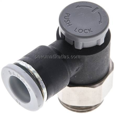 Kompakt-Drosselventil G 3/8"-10mm,zu- und abluftregelnd