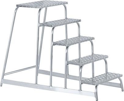 Maschinentritt AFA P starr 5 Stufen Plattformhöhe 0,99 m Arbeitshöhe 3,00 m ZARGES