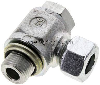 Winkel-Schwenkverschraubung G 1/2"-15 L (M22x1,5), Stahl verzinkt