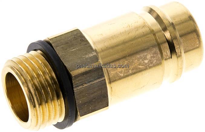 Kupplungsstecker (NW15) G 1/2"(AG), Messing