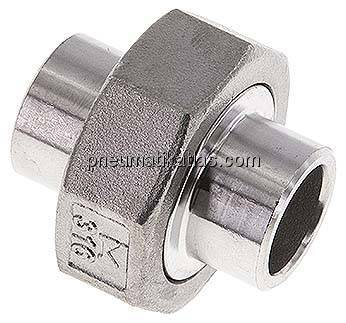 Anschweißverschraubung flach dichtend 21,3mm