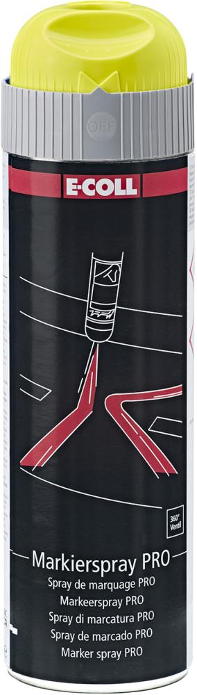 PRO Markierspray 500ml gelb E-COLL