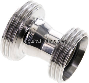 Doppelnippel (Milchgewinde) Rd 58 x 1/6"-Rd 52 x 1/6"