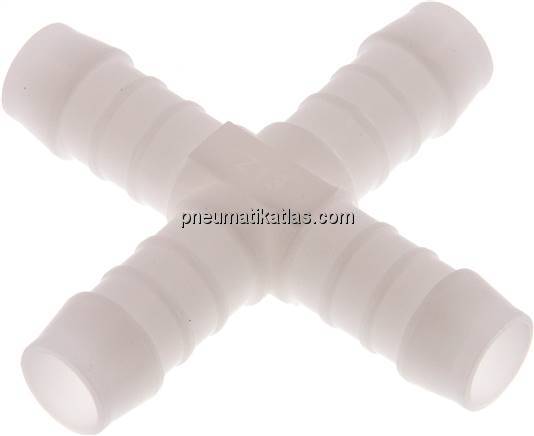 Kreuz-Schlauchverbinder 13 (1/2")mm, POM
