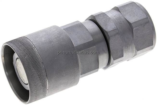 Flat-Face-Schraubkupplung, Stecker Baugr. 4, G 1"(IG)