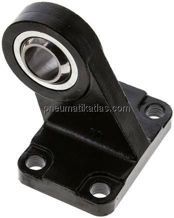 ISO 15552-90°-Laschenschwenkbefestigung 80 mm, Stahl / GGG