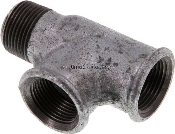 LE-Einschraubstück Rp 3/4"(IG)-R 3/4"(AG), Temperguss verzinkt