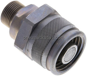 Hydraulik-Rohrleitungskupplung, Stecker Baugr.2, 14 S (M22x1,5)