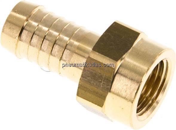 Aufschraub-Schlauchtülle M 16x1,5-13 (1/2")mm, Messing