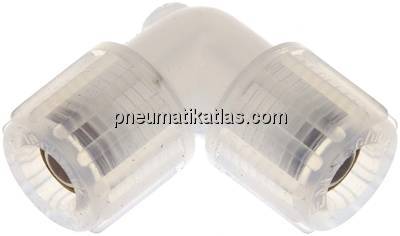 Winkel-Verschraubung 8x6mm, PFA