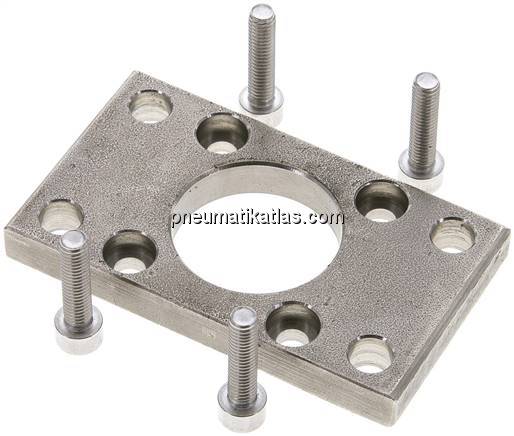 ISO 15552-Flanschbefestigung 40 mm, 1.4401