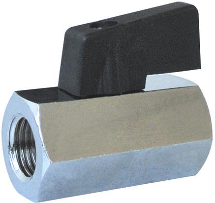 Kugelhahn Mini BR 93500 Flügelgriff, IG/IG G 1/2", PN 30, Messing BEE