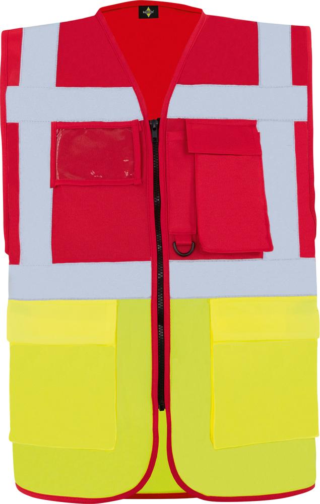 Wanrweste Hamburg rot/gelb Gr.3XL