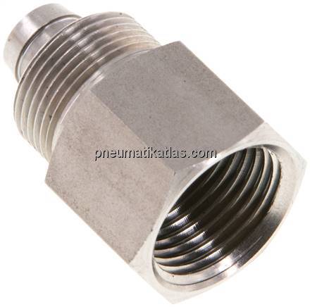 Aufschraub-Gewindestück G 3/8"-10x8mm, 1.4571 ohne Mutter