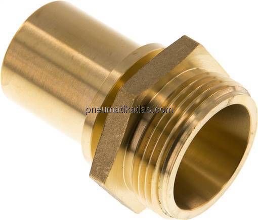 Gewindetülle, EN14420-5 G 1-1/4"-32 (1-1/4")mm, Messing