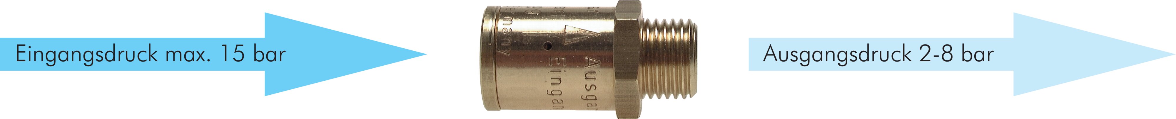 Zeichnung: Blaspistolen-Druckreduzierventil