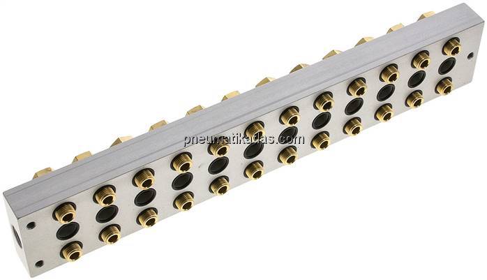 P-R-S-Leiste inkl. Hohlschrauben und Dichtungen für Ventilbaureihe M04 / P04