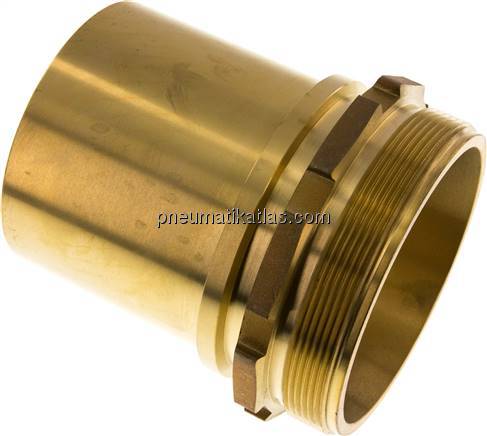 Gewindetülle, EN14420-5 G 4"-100 (4")mm, Messing