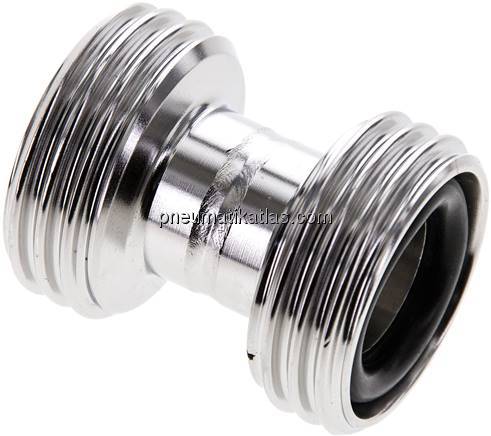 Doppelnippel (Milchgewinde) Rd 34 x 1/8"-Rd 34 x 1/8"