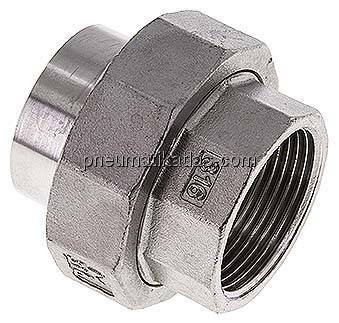 Anschweißverschraubung kon. dicht. Rp 1-1/4"(IG)-42,4mm