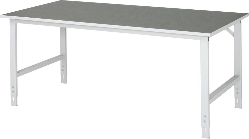 Arbeitstisch Tom - Linoleum-Platte B2000xT1000xH7 60-1080mm