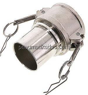 DIN/EN-Kamlock-Kupplung (C/CC) 63 (2-1/2")mm Schlauch, Edelstahl (1.4408)