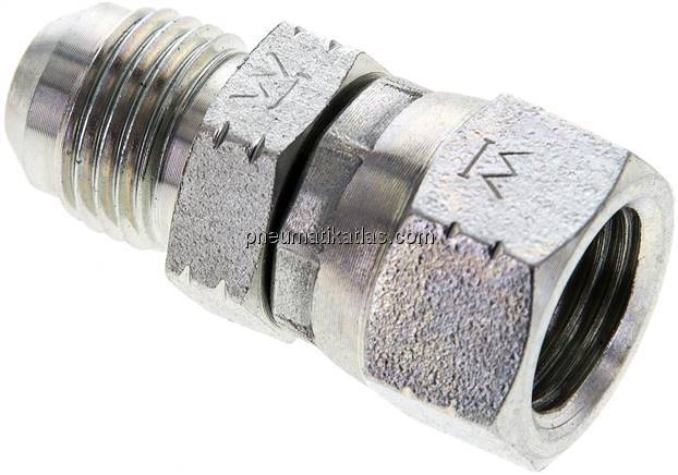 Reduziernippel UNF 9/16"-18(JIC-AG)-UNF 9/16"-18(JIC-IG)