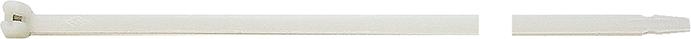 Kabelbinder Nylon natur 360x4,5mm a100Stück mit Stahlnase SapiSelco