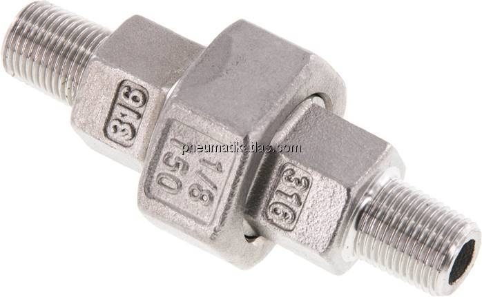 Doppelnippel trennbar R 1/8"-R 1/8", 1.4408