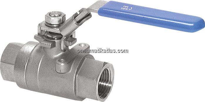 Exemplarische Darstellung: Edelstahl-Kugelhahn 2-t