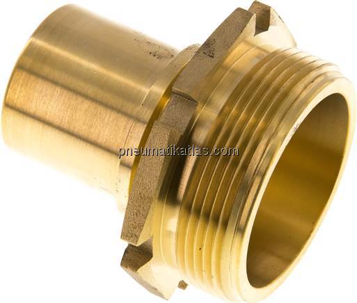 Gewindetülle, EN14420-5 G 2"-38 (1-1/2")mm, Messing