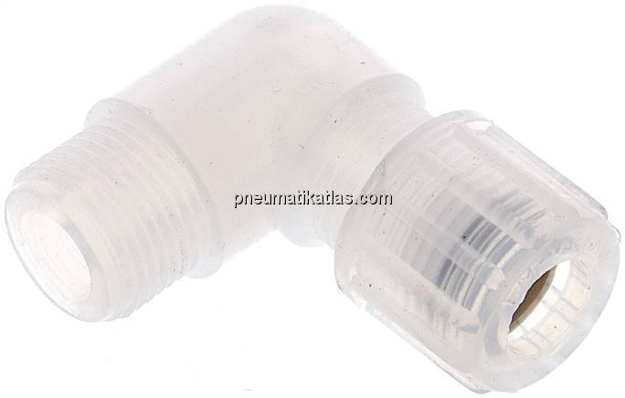 Winkel-Verschraubung G 3/8"-10x8mm, PFA