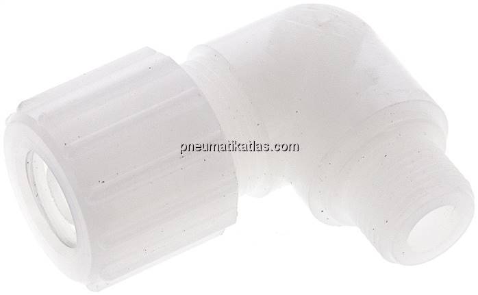 Winkel-Verschraubung G 3/8"-15x9mm, PVDF