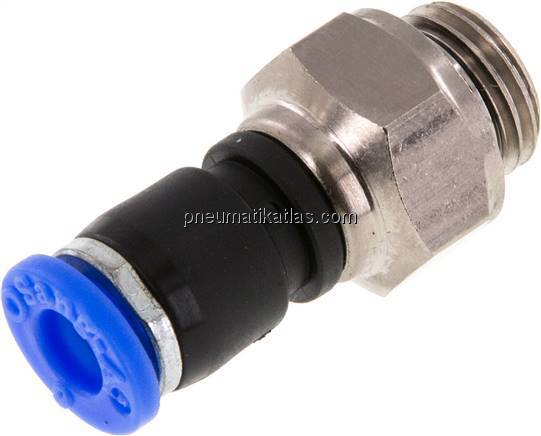 Gerade Drehverschraubung G 1/4"-6mm, IQS-Standard