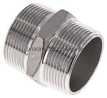 Doppelnippel NPT 1-1/2"-NPT 1-1/2", 1.4408