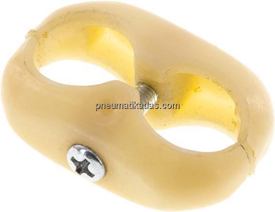 Doppelschlauchklemme für Gas-/ Sauerstoffschlauch 16mm