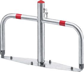 Absperrbügel verzinkt gleichschließend zum Aufdübeln Schliessung #333