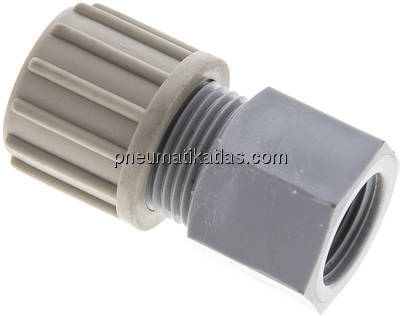 Aufschraub-Verschraubung G 3/8"-14x12mm, PA